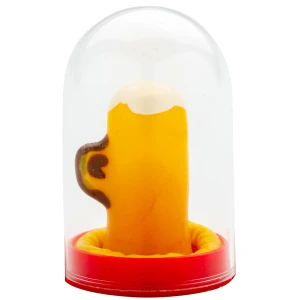 CONDOMERIE - PRÃSERVATIFS FANTAISIE PEINTS Ã LA MAIN VERRE DE BIÃRE